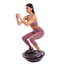 Балансировочная платформа з еспандерами FitGo Bosu, код: FI-1925