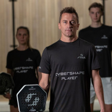 Ракетка для падел тенісу Stiga Racket Cybershape 18K (2202-1701-03), код: 931816-SVA