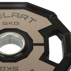 Диски гумові 2 Handle металева втулка Zelart 51мм, 5кг, чорний-сірий, код: TA-4792-5