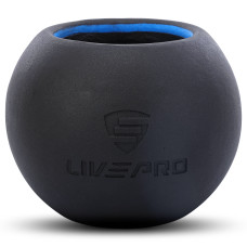 Гиря-дзвін чавунна пофарбована Ball Bell LiveUp 16кг, , код: LP8047-35LB-S52
