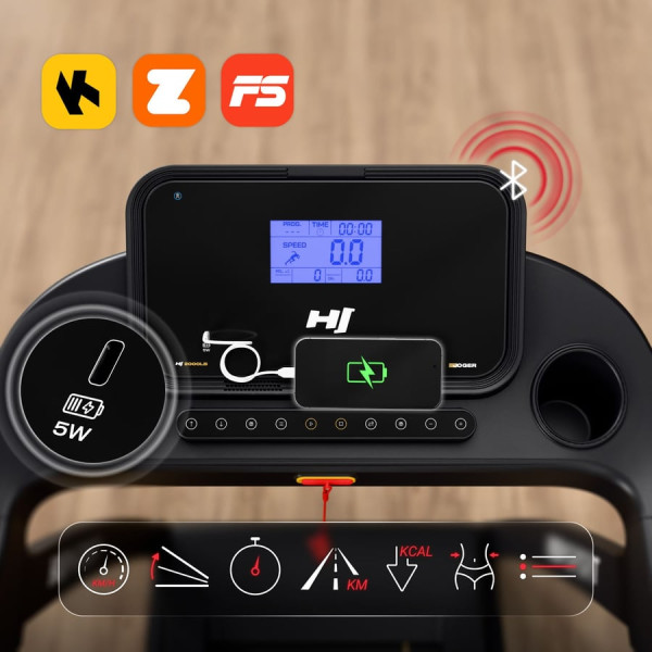 Бігова доріжка Hop-Sport HS-2000LB Joger, код: 5902308240230