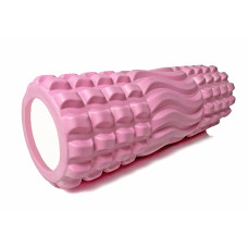Масажний ролик EasyFit Wavyspines 330х110 мм, рожевий, код: EF-3701-P-EF
