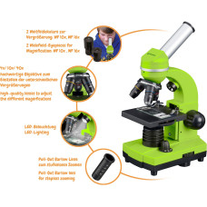 Мікроскоп Bresser Junior Biolux SEL 40x-1600x Green з адаптером для смартфона (8855600B4K000), код: 927062-SVA