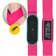Лямки для станової тяги 4Fizjo Deadlift Straps Pink, код: P-5905973402293