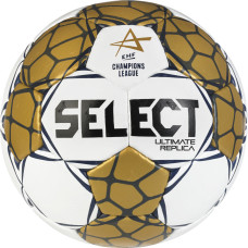 М’яч гандбольний Select Ultimate Replica EHF Champions League v24 №0, білий-золотий, код: 5703543356362
