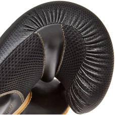 Боксерські рукавиці Reebok Boxing Gloves 16 унцій, чорний-золото, код: 885652010993