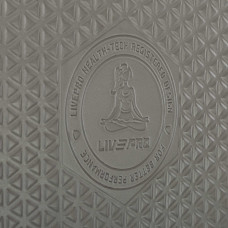 Килимок для фітнесу та спорту LiveUp 1400x600x16мм, темно-сірий, код: LP8229
