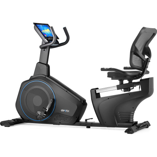 Горизонтальний велотренажер Gymtek XBR6000 електромагнітний синій, код: 5905884424568