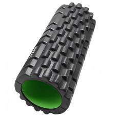 Масажний ролик (роллер) Power System Fitness Foam Roller 330х150мм, чорний-зелений, код: PS-4050_Green