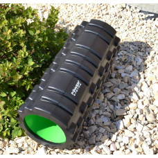 Масажний ролик (роллер) Power System Fitness Foam Roller 330х150мм, чорний-зелений, код: PS-4050_Green