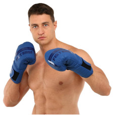 Боксерські рукавиці Fistrage 12 унцій, синій, код: VL-4276_12BL