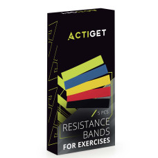 Резинки для фітнесу Actiget Mini Power Band набір 5 шт 1-20 кг, код: ACT0104