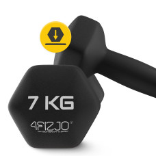 Гантелі вінілові 4Fizjo Classic 2x7 кг, чорний, код: P-5905973403207