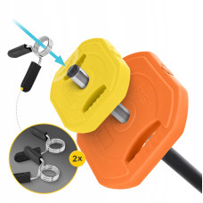 Штанга для фітнесу 4Fizjo Fitness Pump 20 кг, код: P-5907739315656