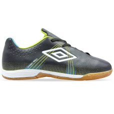 Взуття для футзалу чоловіча Umbro розмір 45 (30см), чорний-салатовий, код: OB-99012_45BKLG