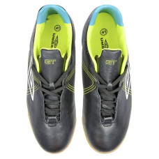 Взуття для футзалу чоловіча Umbro розмір 45 (30см), чорний-салатовий, код: OB-99012_45BKLG