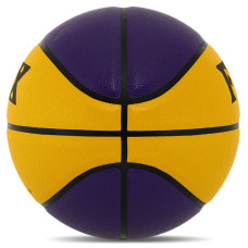 М'яч баскетбольний Fox PU Net №7 фіолетовий-жовтий, код: BA-8977-S52