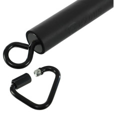 Палиця-тренажер з амортизатором Ezous Portable Resistance Weight Band Bar чорний-фіолетовий, код: R-01