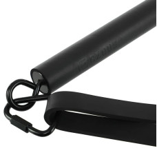 Палиця-тренажер з амортизатором Ezous Portable Resistance Weight Band Bar чорний-фіолетовий, код: R-01