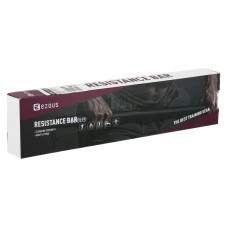 Палиця-тренажер з амортизатором Ezous Portable Resistance Weight Band Bar чорний-фіолетовий, код: R-01
