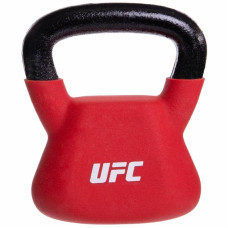 Гиря сталева з вініловим покриттям UFC 6кг червоний, код: UHA-69693-S52