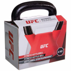 Гиря сталева з вініловим покриттям UFC 6кг червоний, код: UHA-69693-S52