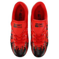 Бутси футбольні CR7 Sport розмір 43, червоний-чорний, код: 6001-40-45_43R