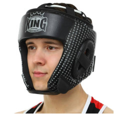 Шолом боксерський в мексиканському стилі PVC Top King S, чорний, код: TPK012_SBK