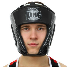 Шолом боксерський в мексиканському стилі PVC Top King S, чорний, код: TPK012_SBK