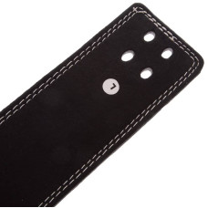 Пояс для пауерліфтингу шкіряний Zelart ширина 10см XXL чорний, код: SB-165175_XXL-S52