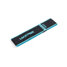 Фітнес гумка LivePro Power Loop 630x170 мм (54,43-113,40 кг), чорний-блакитний, код: 6951376130270