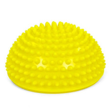 Напівсфера масажна кіндербол EasyFit 16 см м"яка жовта, код: EF-4939-Y-EF