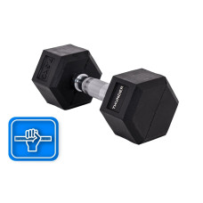 Гантель шестигранна Thunder 7,5 кг, код: HEXAGONAL-DUMBBELLS-7,5KG-IN
