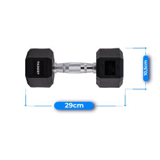 Гантель шестигранна Thunder 7,5 кг, код: HEXAGONAL-DUMBBELLS-7,5KG-IN