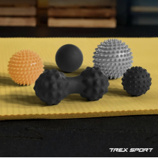 Набір масажних м'ячів Trex Sport TX-005MSC 5в1 для йоги та фітнесу EPP, код: 5902308233713