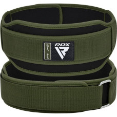 Пояс для важкої атлетики RDX RX5 Double Belt неопреновий Army Green S, код: WBD-RX5AG-S