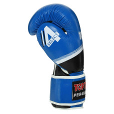 Рукавички боксерські TopTen Performance шкіра, 12oz, синій-чорний, код: TOP-041_12BL