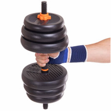 Гантелі розбірні пластикові BioGym 2х15кг, код: SC-80016-30-S52
