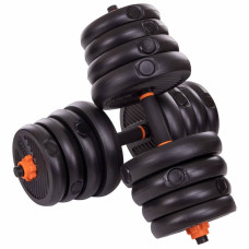 Гантелі розбірні пластикові BioGym 2х15кг, код: SC-80016-30-S52
