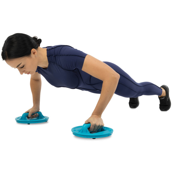 Напівсфера для фітнесу Balance Trainer LiveUp чорний-синій, код: LP8216
