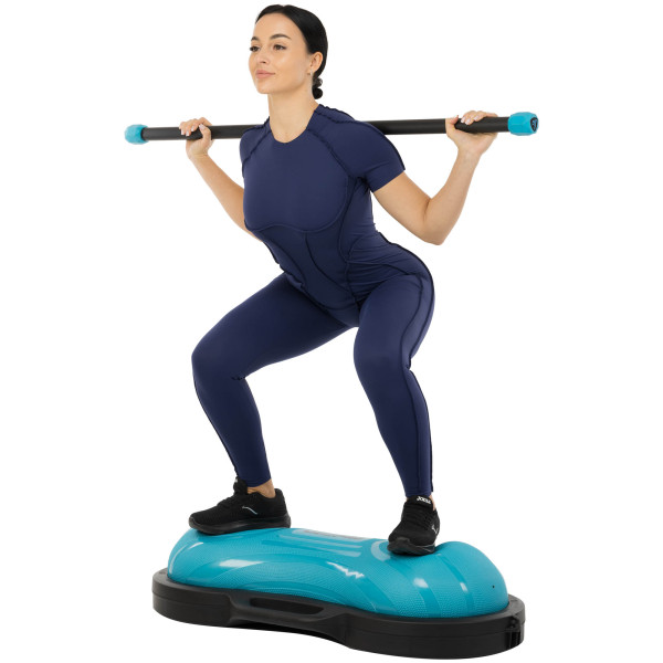 Напівсфера для фітнесу Balance Trainer LiveUp чорний-синій, код: LP8216