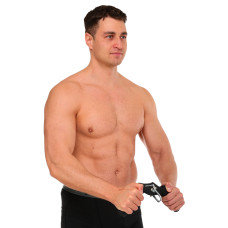 Рукоятка для тяги з вузьким хватом Mdbuddy Pull Down Handle нековзне покриття 300х70х140 мм, чорний, код: TA-5371