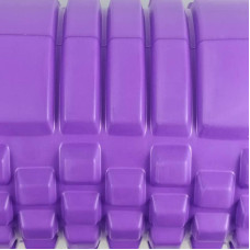 Масажний ролик EasyFit Grid Roller 45 см v.2.1 фіолетовий, код: EF-2027-V