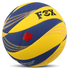 М'яч волейбольний Fox №5, жовтий-синій, код: BA-9049