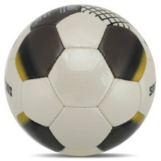 М'яч футбольний Soccermax Crystal №5 PU, білий-золотий, код: FB-4192_WG