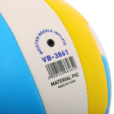 М"яч волейбольний Legend №5 PVC, жовто-блакитний-білий, код: VB-3861-S52
