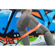 Фітнес-гумка PowerPlay Level 1 600х60х0.6 мм 5 кг, помаранчева, код: PP_4140_Orange