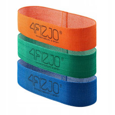 Набір резинок для фітнесу із тканини 4Fizjo Flex Band 1-15 кг, 3 шт, Mix, код: P-5907739310958