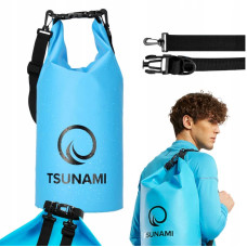 Гермомішок Tsunami Dry Pack 10 л водозахисний, блакитний, код: P-5905973400046