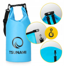 Гермомішок Tsunami Dry Pack 10 л водозахисний, блакитний, код: P-5905973400046